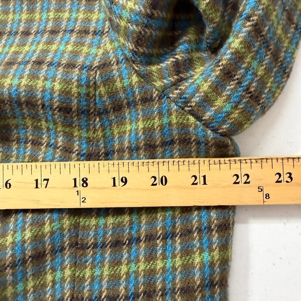 Talbots Women’s Plus Shetland Officer Apple Plaid Wool Blend Winter Size 16 - Picture 12 of 12
